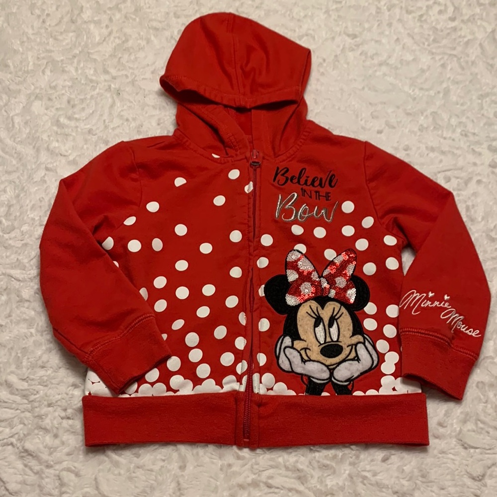 Authentic Disney Minnie Mouse Sweatshirt | Size XXS